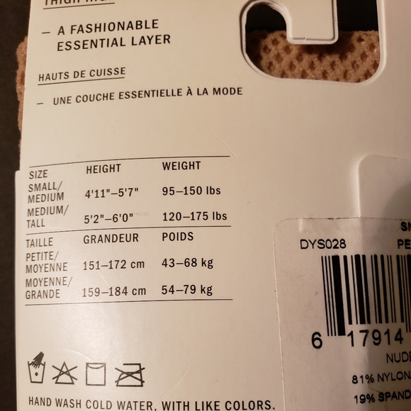 DKNY Women's Fishnet Thigh Highs - Picture 2 of 3